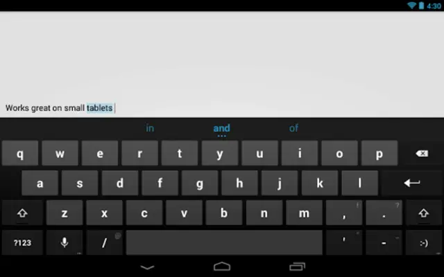 Android Keyboard (AOSP) android App screenshot 0